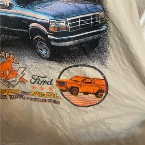 Ford Graphic Tee with Orange, Black and Blue Accents